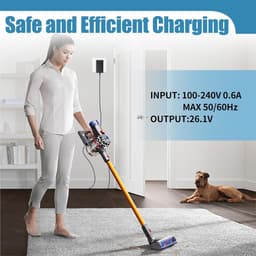 Charger 26.1 V Compatible with Dyson V8 V7 V6 Animal Absolute for SV03-11 DC58 DC59 DC60 DC61 DC62 DC72 DC74 Motorhead - ShopVlot — thumbnail 4