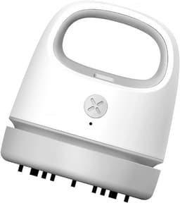 Draagbare Bureau Stofzuiger - Mini Kruimelzuiger - Tafel Schoonmaken - Usb Oplaadbaar - 9.9x8.6cm - Grijs — thumbnail 1