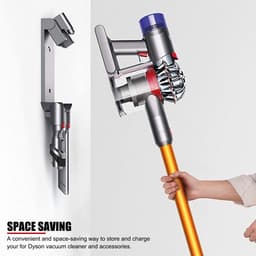 Dailygoody - Wandmontage Dock-laadstation - Muurbeugel - ABS - Geschikt voor Dyson V7 V8-serie - Oplaadstation - Handstofzuiger accessoires — thumbnail 4