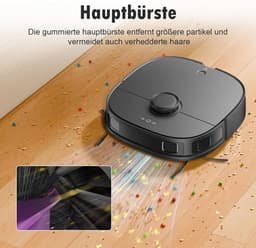 15-delig accessoireset - voor Eureka J12 Ultra stofzuigerrobot en Voor Midea V12 - met 1 hoofdborstel, 4 veegdoeken, 2 HEPA-filters, 2 stofzakken, 4 zijborstels — thumbnail 5