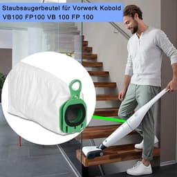 12stuks - geschikt voor Vorwerk Kobold VB100 VB 100 FP100 FP 100 - zakken voorvervangende onderdelen accessoires - filterzakken geschikt voor Kobold VB100 draadloze stofzuiger — thumbnail 3