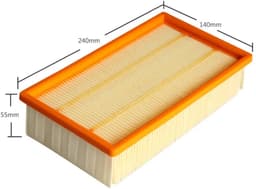 Stofzuigerfilterpatronen Geschikt voor Kärcher NT25/NT35/NT45, 2 stuks — thumbnail 2