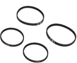 Stofzuiger Riemen - Aandrijfriemen Vervanging - Stofzuiger Onderhoud - V-vorm Rubber - 4 stuks - Zwart — thumbnail 1