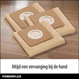 Powerplus - Accessories - POWX3265A - Stofopvangzak - 430mm X 275mm - 3 st. — thumbnail 2