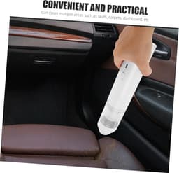 Draagbare Stofzuiger - Auto Waterzuiger - Auto Interieur Reinigen - Dubbele Nat-Droogfunctie - 27 cm Lengte - Wit — thumbnail 5