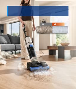 Tineco FLOOR ONE S6 Stretch Steam Plus - Nat en droog stofzuiger en dweil - 160°C BoostStoom technologie - Anti-Tangle Design - FlashDry zelfschoonmaak routine - Bedrade Steam Cleaner voor opgedroogde vlekken — thumbnail 5