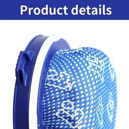 Filter geschikt voor Samsung Jet Jet7070+7575+90/ Bespoke VS20 - 2 stuks - Wasbaar - vervanging-stok stofzuiger filter-onderdelen - blauw — thumbnail 3