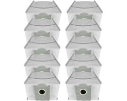 10 stuks vervangende stofzakken - Voor ECOVACS DEEBOT X8 PRO OMNI /X9 PRO OMNI /T50 Pro OMNI /T50 MAX PRO OMNI /T80 OMNI robotstofzuigers. Stofzakken met actieve koolstof -vierlaagse structuur