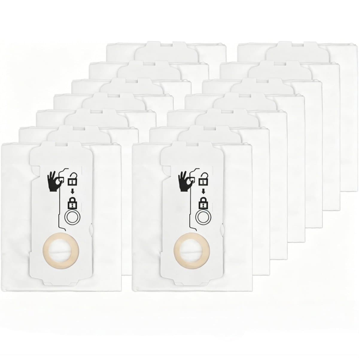 15 stuks-SELFCLEAN filterzak SC-FIS-CT MINI/MIDI-2/5 voor Festool CT MINI/MIDI/15 stofzuiger vanaf bouwjaar 2019- stofzuigerzakken-reserveonderdelen- grote capaciteit reservezakken- accessoires-204308 — afbeelding 1