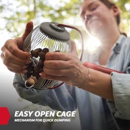 Kleine moer verzamelroller voor eikels en puin - Duurzaam tuinplukgereedschap met ergonomische handgreep — thumbnail 4
