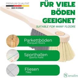 4x Handveger Hout met Fijne Kunstborstels voor Stof en Kruimels — thumbnail 5