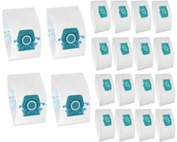 20 stuks TU-stofzuigerzakken-voor Miele Guard S1/L1/M1-stofzuigerzakken voor Miele Pure TU-Junior/Silence/Allergy/Parquet XL/AllFloor/Cat Dog/Flex/Comfort-serie-Lekvrij- inhoud 3,5 liter