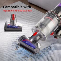 Antiklitzuigmond met borstelkop geschikt voor Dyson V7 V8 V10 V11 V15, mini-motorgereedschap, reserveonderdeel voor het reinigen van matrassen, bedden, banken en tapijten. — thumbnail 3