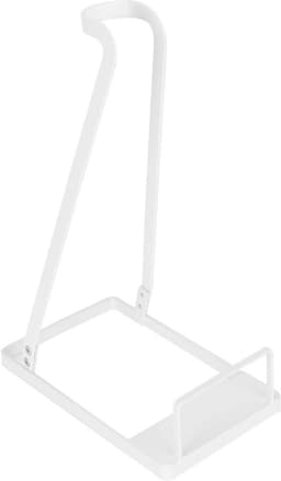 Stofzuigerrek Organizer - Standaard Houder - Draadloze Stofzuiger - Ponsvrij Ontwerp - 38.5 cm Hoogte - Wit — thumbnail 1