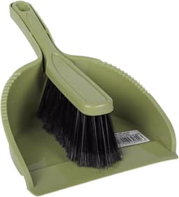 Stoffer en blik - Handveger set - Snelle schoonmaak - Compact kliksysteem - 30 cm diep - Groen — thumbnail 2