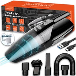 Draadloze Handstofzuiger voor Auto en Huis - Compacte Mini Stofzuiger USB-C - Zenwire A4 — thumbnail 1