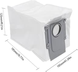 Stofzakken - Reserveonderdelen - Stofzuigen - Duurzaam materiaal - 20 stuks - Wit — thumbnail 2