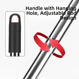 Magnetische Veegmachine - Metaal Opraap Hulp - Garage Opruimen - Stille Rubber Wielen - 43 cm - Grijs — thumbnail 2