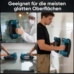 Elektrische Zuignap - Hefhulp - Zware Lasten Verplaatsen - Automatische Drukcompensatie - 25 x 18 cm — thumbnail 4