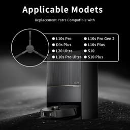 5 zijborstels - voor Dreame L10s Pro Ultra - Accessoires voor Dreame L40, L20, D20, S20, S10, S30, W10S, Mova E30 Ultra - Voor X30 Ultra, X30 Pro, L-serie, S-serie stofzuigerborstel — thumbnail 2