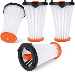 4x Filter set geschikt voor AEG ErgoRapido en Rapido 9001671537, 9001671529, Alternatief voor AEF144 vervanging — thumbnail 1