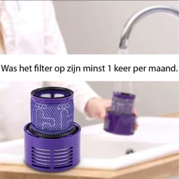 4 x HEPA filter geschikt voor Dyson V10 Sv12 stofzuiger Total Clean, Parquet, Motorhead, Animal wasbaar steelstofzuiger DY-969082-01 — thumbnail 3