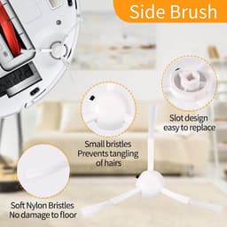 19 accessoires voor Dreame L10s Ultra-stofzuiger, 1 * hoofdborstel, 6 * zijborstels, 4 * stofzakken, 4 * filters, 4 * doekjes voor Dreame L10s Ultra-stofzuiger — thumbnail 2