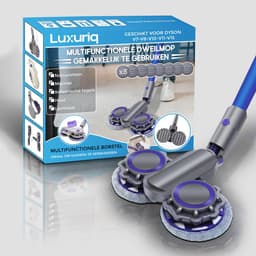 Mop - Elektrische Dweil - Vloerwisser - Geschikt voor Dyson Steelstofzuiger - Dyson V15 - V11 - V10 - V8 - V7 - Dweil Opzetstuk - Met 8 moppen — thumbnail 2