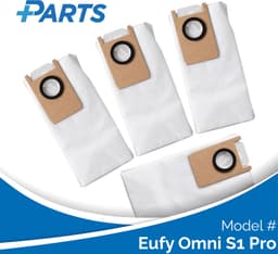 Eufy Omni S1 Pro Stofzakken (4 Stuks, Plus.Parts® alternatief voor T29B9) — thumbnail 1