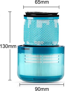 1 x HEPA Filter geschikt voor Dyson V15 Detect Complete - Extra Stofzuiger vervanging - Premium Kwaliteit - Controleer de afmeting. — thumbnail 3