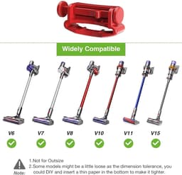 Trigger Lock Voor Dyson - Dyson Trigger Lock & Schakelaar Vergrendeling - Aan Uit Knop - Vergrendeling - Dyson Onderdelen - Dyson Accessoires - Compatibel Met Dyson Stofzuiger - Voor Dyson V6 V7 V8 V10 V11 V15 - Rood — thumbnail 2