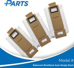 Roborock RockDock Auto-Empty Dock Stofzakken (3 Stuks, Plus.Parts® alternatief voor 8.02.0101) — thumbnail 1