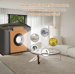 6 Stuks premium stozuigerzakken geschik voor Eufy Clean X8 Pro/X10 Pro Omni robotstofzuiger, stofzak, accessoireset, reserveonderdelen, grote capaciteit — thumbnail 5