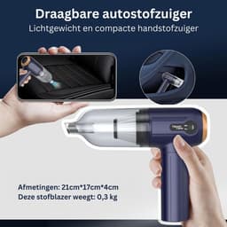 ApexArte® Draagbare Vlekkenreiniger - Tapijtreiniger - Bank Reiniger - Donkerblauw — thumbnail 2