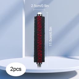 2 stuks reinigingsborstels geschikt voor Roborock S7 MaxV Ultra / S7 Pro Ultra/S8 Pro Ultra/G10s, CTDMJ rolborstel, onderhoudsborstel, afneembare accessoires voor hogedruk-reinigingsrollerborstels — thumbnail 2