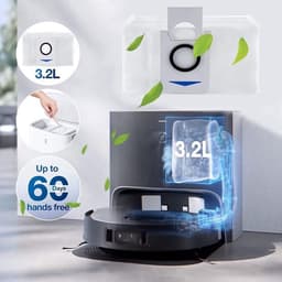 15 stuks accessoireset geschikt voor Ecovacs DEEBOT X1 Omni X1 Turbo X1 Plus stofzuigerrobot, hoofdborstel, zijborstel, filter bodemzak voor stofzuiger, borstel, wisdoek, reserveonderdelen — thumbnail 3