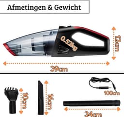 Luxe Kruimeldief – Snoerloos – Verschillende Mondstukken – Handstofzuiger – Stofzuiger zonder Zak – Vacuum Cleaner – Best Verkocht – Lichtgewicht — thumbnail 4