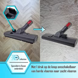 Combi-zuigmond combinatie borstel voor Dyson Cinetic Big Ball CY22 CY23 CY26 CY28 - Stofzuigermond - Mondstuk - Opzetstuk - vloerzuigmond - Accessoires - Onderdelen — thumbnail 3