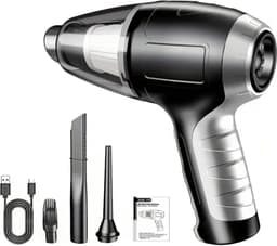 Bovista Kruimeldief - Handstofzuiger - Snoerloos - Draadloos - Auto Stofzuiger - Caravan - Best Verkocht - Car Vacuum Cleaner - Zwart - Stof Vanger — thumbnail 2