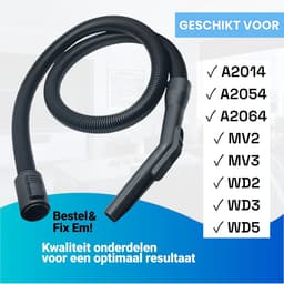 Fixem Stofzuigerslang Geschikt voor Karcher MV3 MV4 MV5 MV6 WD3 WD4 WD5 WD6 – 2m voor 9.012-004.0, 90120040 - Slang voor stofzuiger — thumbnail 3