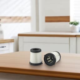 2-stuks filtervervanging spatronen - Geschikt voor TINECO - Gemakkelijk schoon te maken - Accessoires voor stofzuigerfilters - Onderdelen voor stofzuigers - Gemakkelijk te installeren - Filter Set Geschikt - Stofzuiger Onderdelen - Wit — thumbnail 2