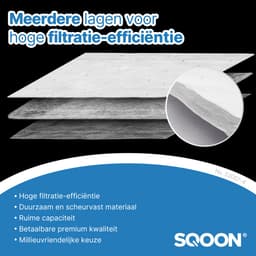 SQOON® Kwaliteit stofzuigerzakken geschikt voor Miele HyClean G/N - Miele 9917730 - o.a. Miele Complete C2, Complete C3, Classic C1, S8, S5, S2 Series — thumbnail 3