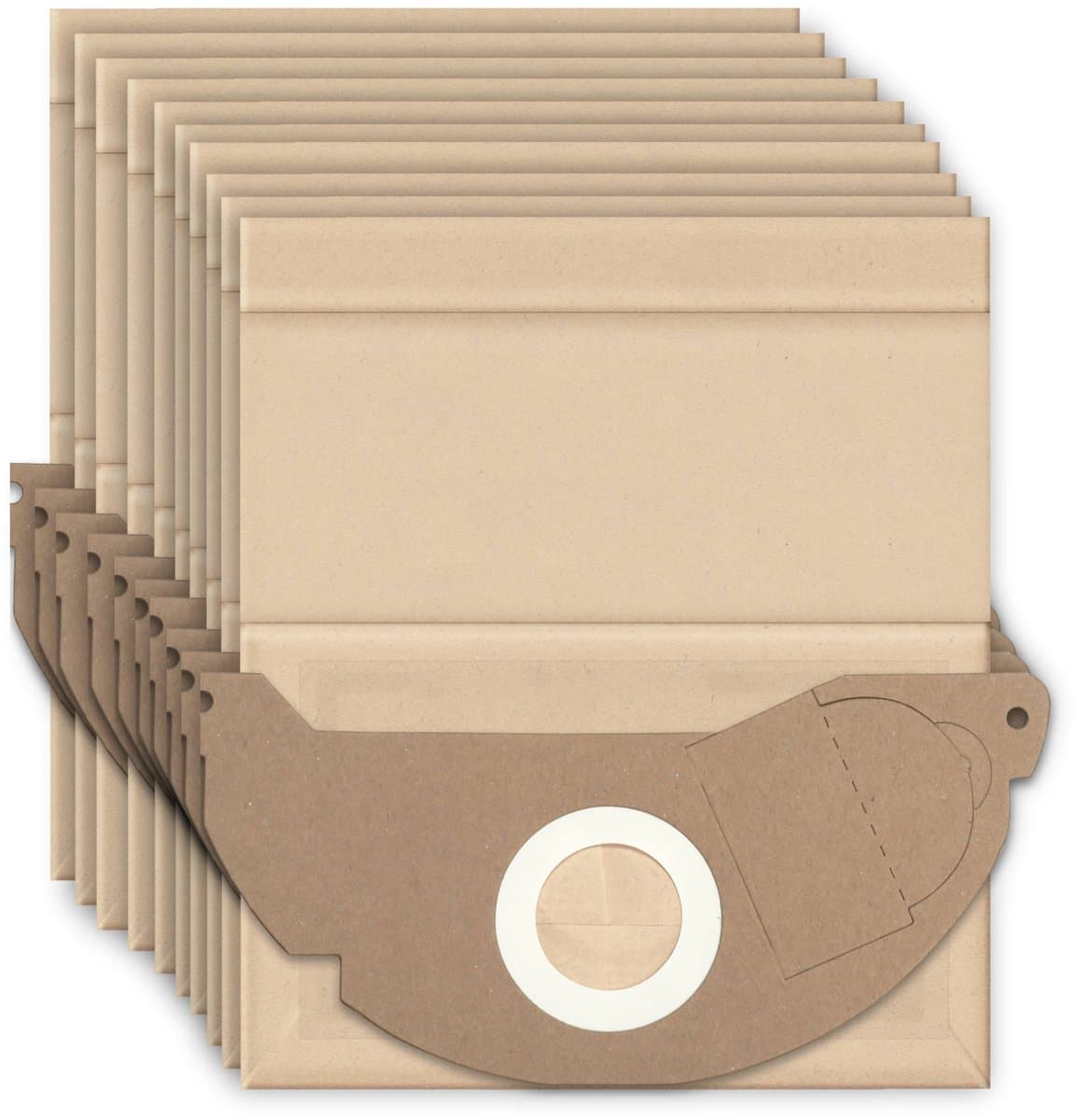 20x Dparts stofzuigerzakken geschikt voor Karcher WD2 en MV2 series - nr. 6.904-322.0 — afbeelding 1