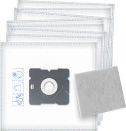 8x Dparts stofzuigerzakken geschikt voor Inventum - inclusief motorfilter - voor SZ150 SZ300 ST306RZA ST306ZZA ST306BZA ST307WZA ST307ZZA ST308WZA ST154RZA MC010 — thumbnail 1