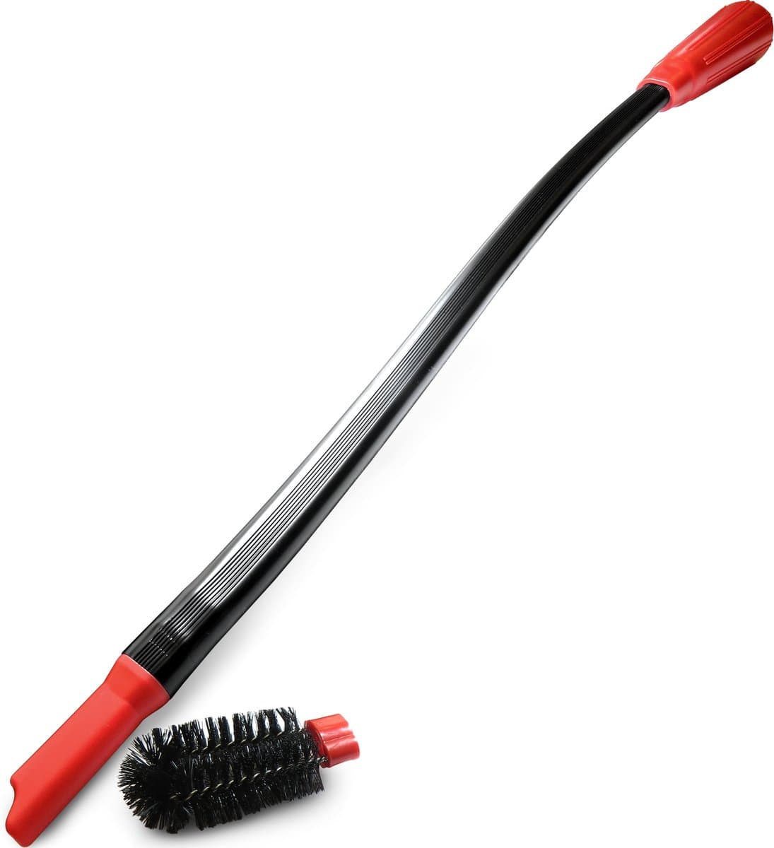 Dparts stofzuiger radiatorborstel - 63cm lang - extra flexibel - zuigmond - kierenzuiger opzetstuk met borstel - voor radiator reinigen schoonmaken — afbeelding 1