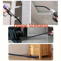 Flexibele Kierenzuigmond 57,4 cm – Compatibel met Dyson V7 V8 V10 V11 V15 – Smalle Zuigmond voor Auto’s, Droger Ventilatie, Hoeken & Kieren – Stofzuiger Accessoire — thumbnail 4