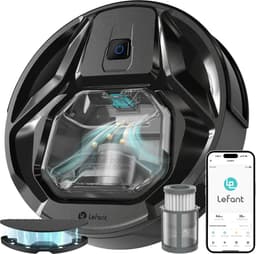 Comnox - Lefant M320 Robotstofzuiger - 6000Pa Zuigkracht - Met Dweilfunctie - 800ml Stofbak - 210 Minuten Looptijd - Tapijtdetectie - Wit — thumbnail 1