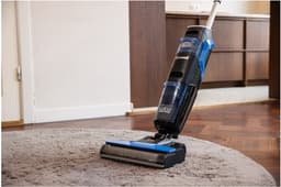 Ecowel MA01L wet dry vacuum - stofzuigen en dweilen tegelijk - 20 minuten bedrijfstijd - 8 kPA zuigkracht - basisstation met zelfreiniging - edge-cleaning - 160° kantelen - zwart/blauw — thumbnail 5