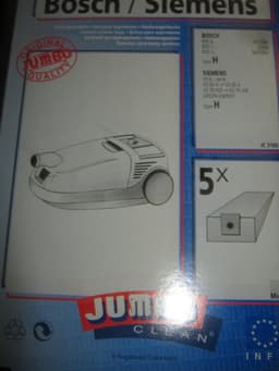 JUMBO CLEAN stofzuigerzakken geschikt voor Bosch Siemens type H JC3160 5 stuks micro — thumbnail 2