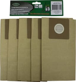 Hofftech Stofzuigerzakken - 5 delig - 12 liter - t.b.v. Nat - En Droogzuiger 1200 Watt — thumbnail 1